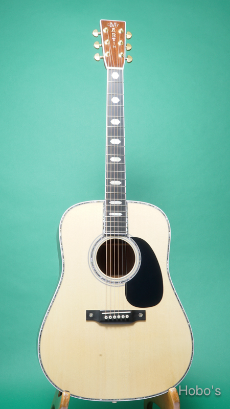 MARTIN D-45DX Hide Glue CTM "Italian Alpine / Madagascar" FRONT
