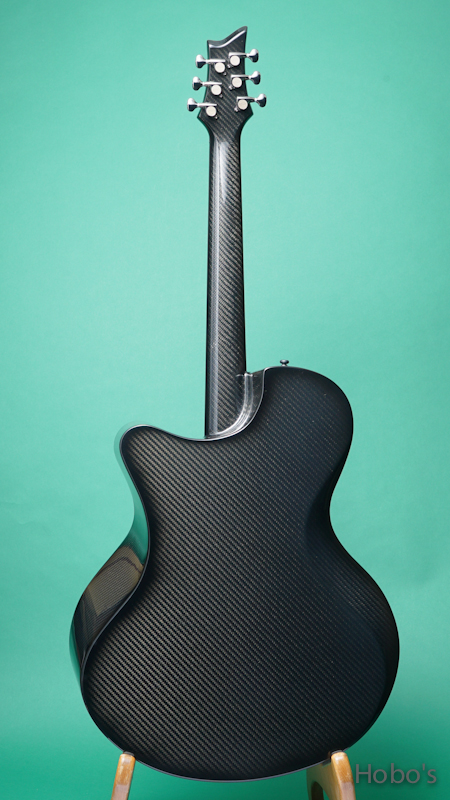 Emerald Guitars X30 Black w/ L.R.Baggs Anthem BACK