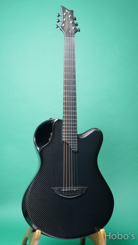 Emerald Guitars X20 Black FRONT