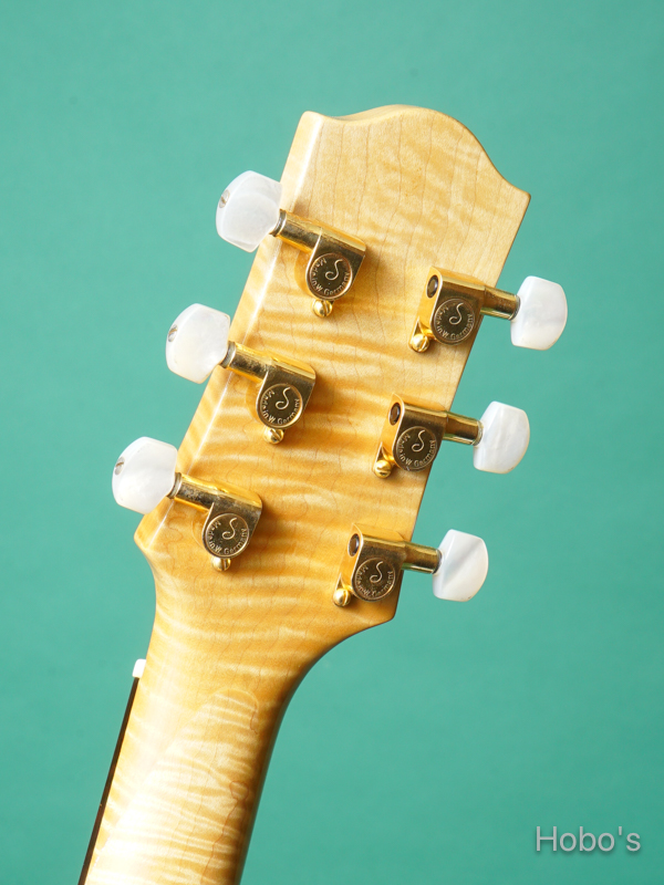 Shimo Guitars (志茂 崇弘) Model Custom Peacock "German Spruce/ Curry Maple”  2