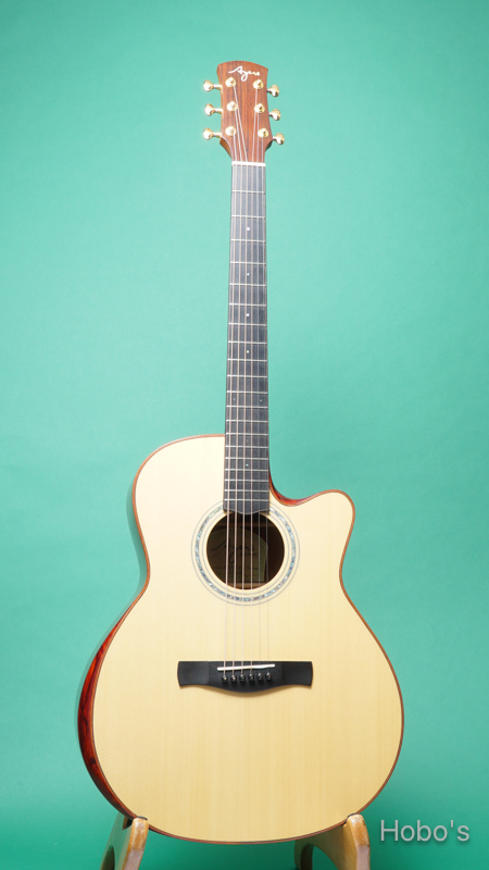 AYERS A09E-CX JP OTS Custom  "Engelmann / Cocobolo"  FRONT