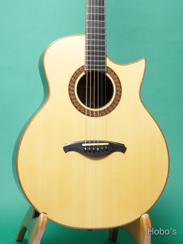 FUJII GUITARS (藤井 圭介) Model SJ Cutaway "German Spruce / Indian Rosewood" 5
