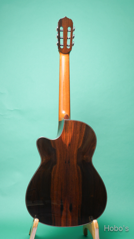 Echizen Guitars (越前 良平) Juzz Nylon "German / Brazilian Rosewood" BACK