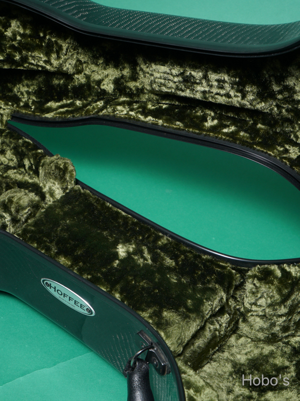 Hoffee Carbon Fiber Case 00 Black / Green 2