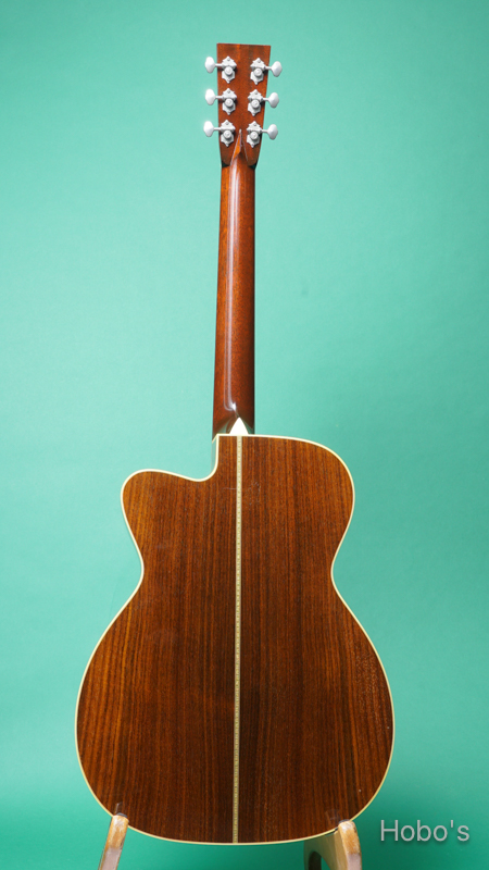 COLLINGS OM-2 E Cutaway Custom "Engelmann Top"  BACK