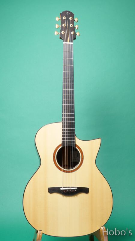 NISHIHARA GUITARS (西原 悠紀) Pado OM Cutaway "German / Indian Rosewood" FRONT
