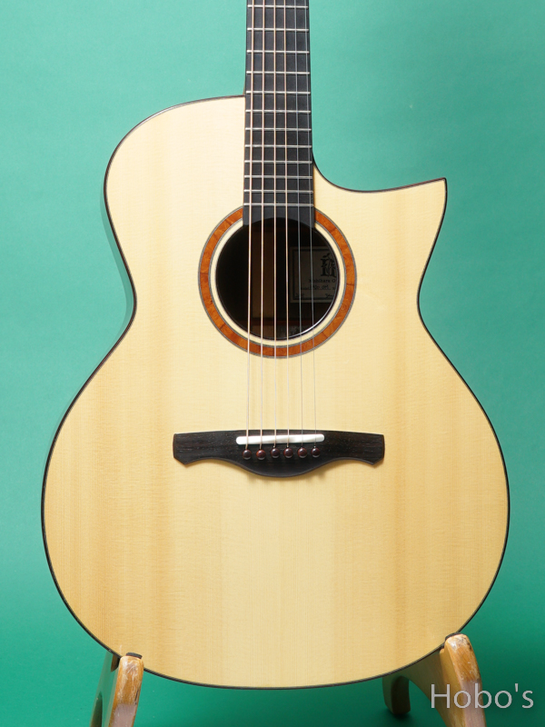 NISHIHARA GUITARS (西原 悠紀) Pado OM Cutaway "German / Indian Rosewood" 5