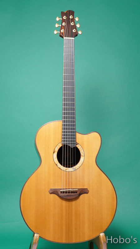 Sugi Craft (杉田 建司) SJ Cutaway "German / Indian Rosewood" FRONT