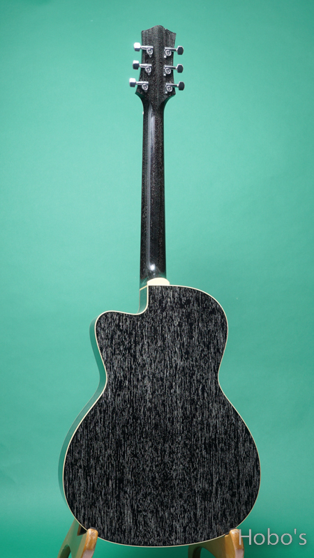 COLLINGS C-10 Cutaway BLK Custom "Dog Hair"   BACK