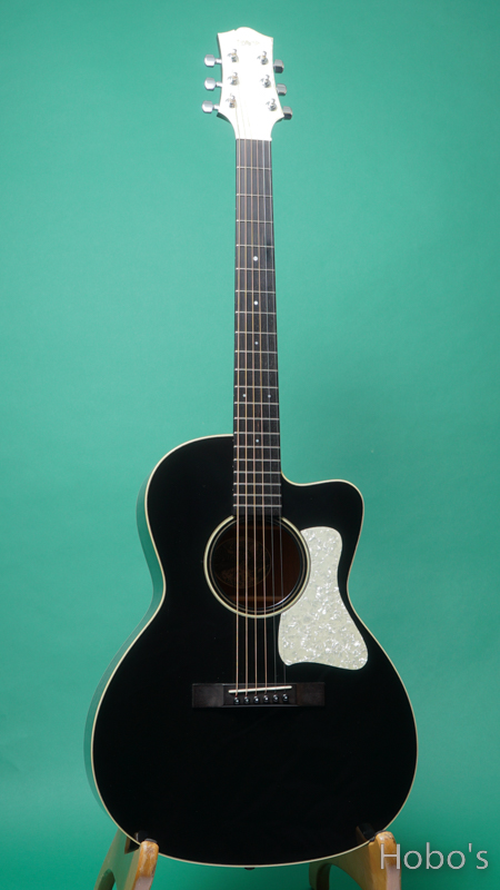 COLLINGS C-10 Cutaway BLK Custom "Dog Hair"   FRONT