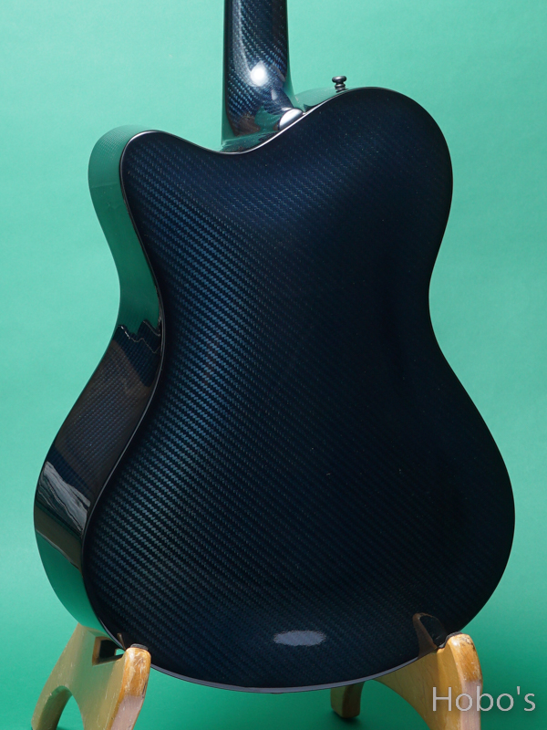 Emerald Guitars X20 Blue Quilted Maple Custom "w/L.R.Baggs Anthem" 6