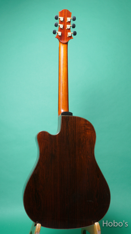 Water Road (増田 明夫) D-08 Cutaway "German / Brazilian Rosewood"  BACK