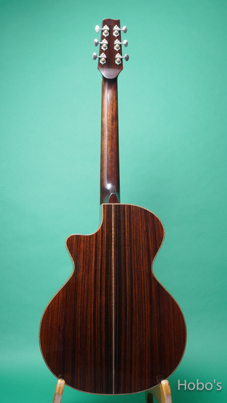 TONY VINES A.G.C Cutaway "German / Indian Rosewood" BACK