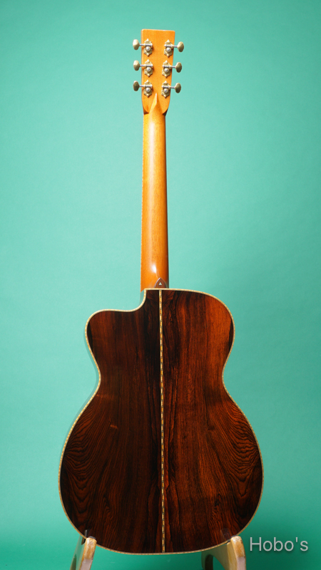 Bourgeois Custom Soloist "European / Brazilian Rosewood" BACK