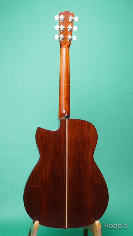 Hobo's Works (岡 健男) Model OT  "Adirondack / Madagascar Rosewood" BACK